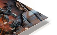Tropical sunset A HD Metal print