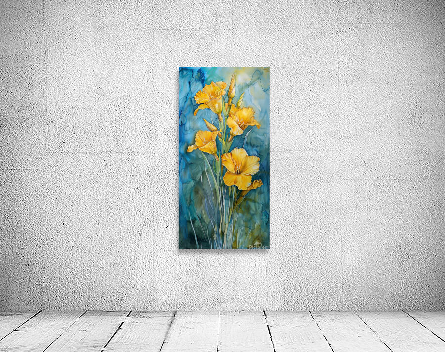 Yellow flowers 3 Wall Preview