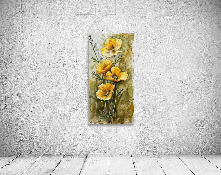 Yellow flowers 2 Wall Preview