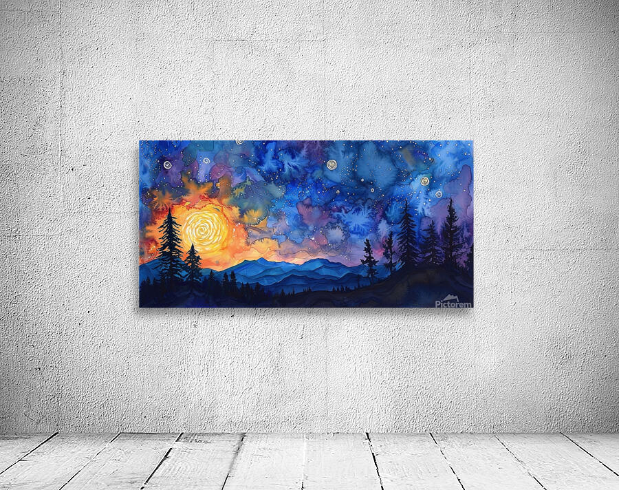 night fantasy stars Wall Preview