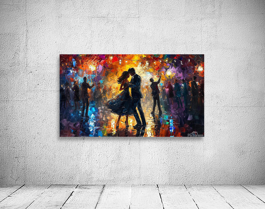 dance night lights Wall Preview