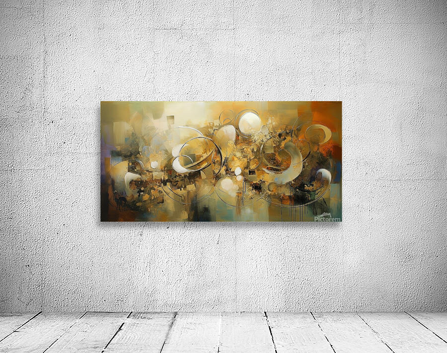 gold art brushes 2 Wall Preview