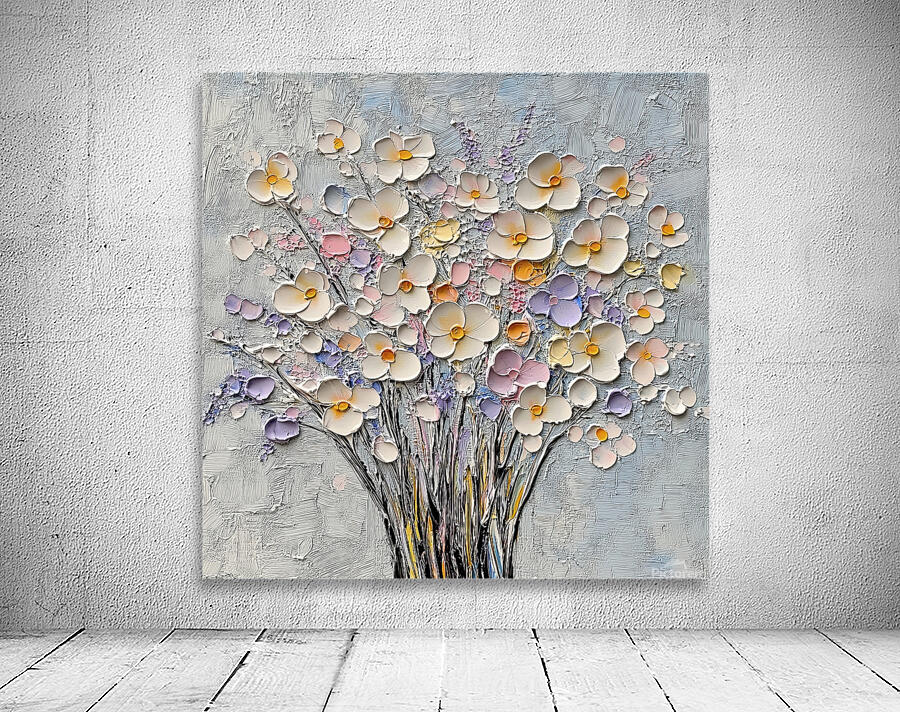 Bunch of flowers in Color Wall Preview