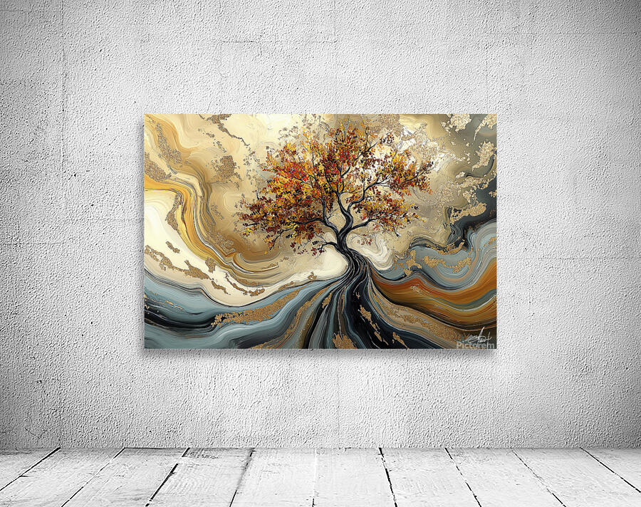 ABSTRACT FALL WIND Wall Preview