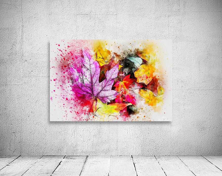 AUTUMN LEAVES SPLASH OUT Wall Preview