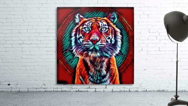 Tiger Color Face Wall Preview