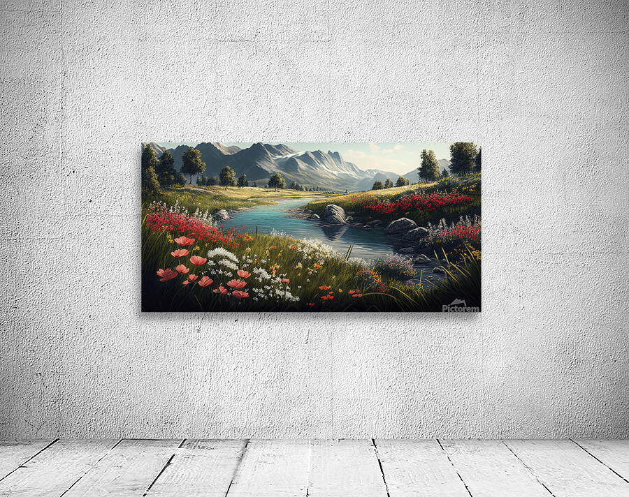 spring in the mountains Wall Preview