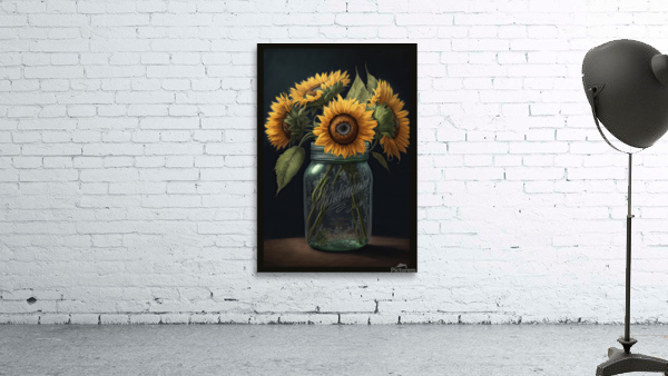 sun sunflowers Wall Preview