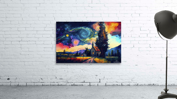 old country church Wall Preview