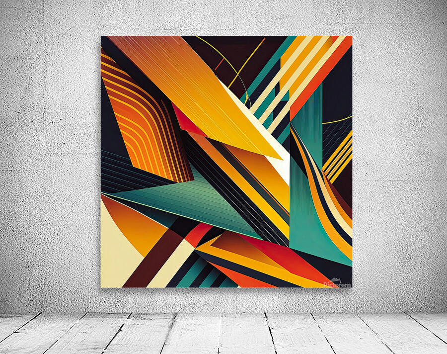 lines colors art Wall Preview