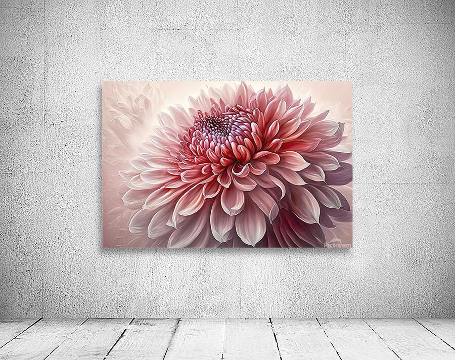 the petals of a pink flower Wall Preview