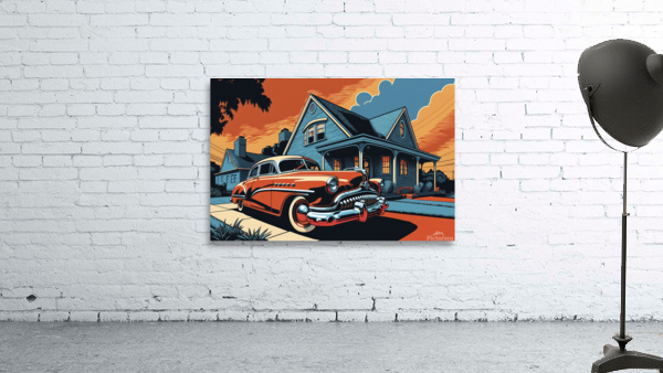 Old house oldsmobile Wall Preview