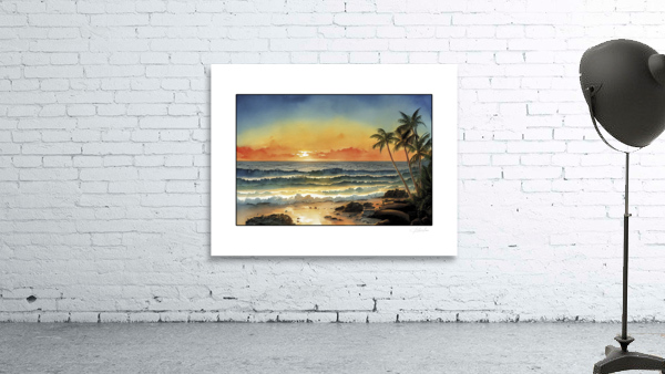 sunrise in the caribbean Wall Preview