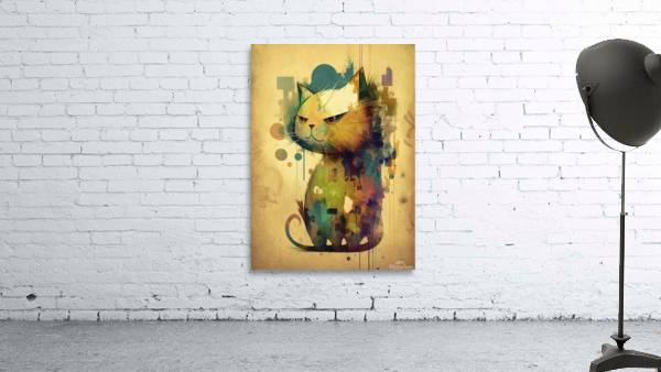 cat 50 years in the past Wall Preview