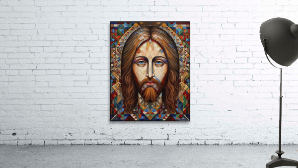 christ in glass Wall Preview