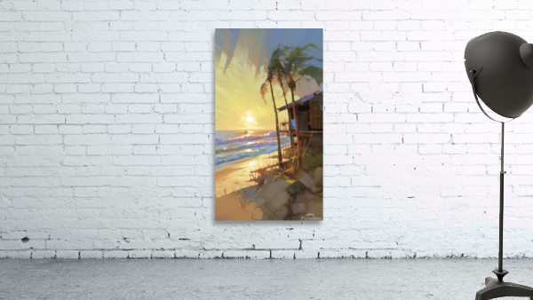 tropical beach concept IV Wall Preview