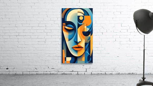 woman in square Wall Preview