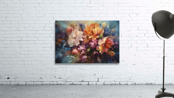 brush flowers Wall Preview