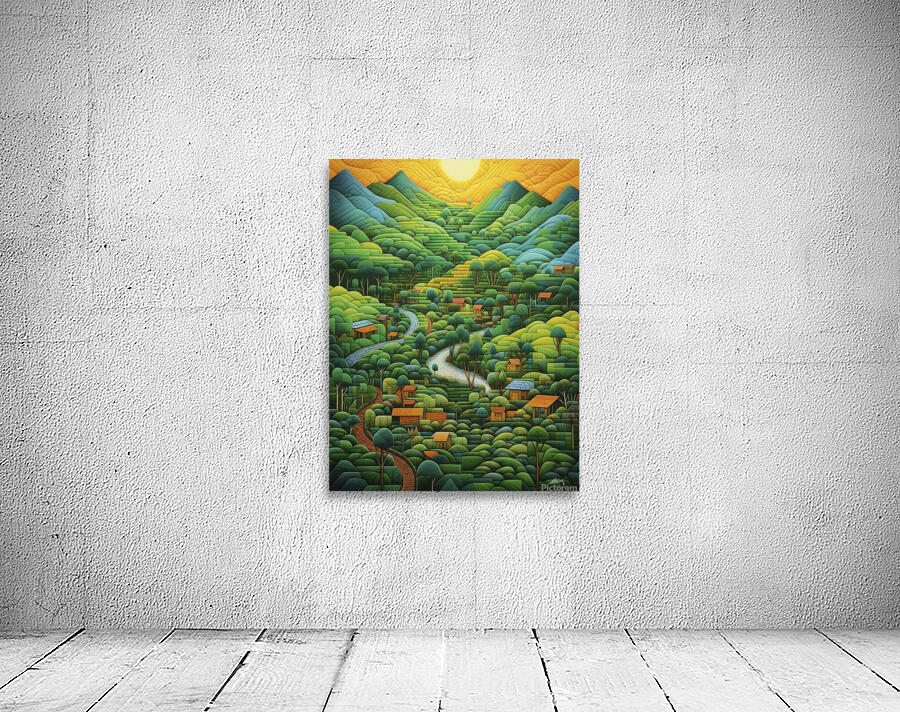 latin field hills Wall Preview