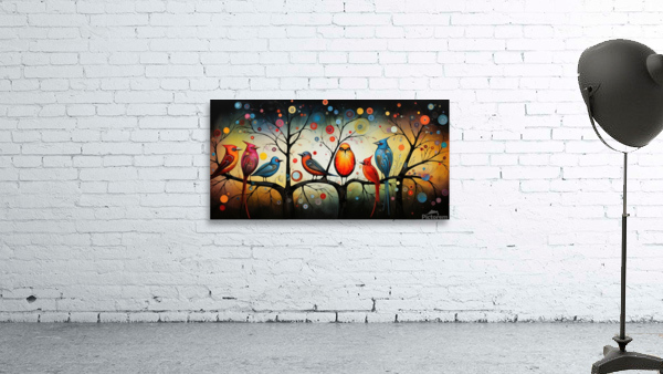 Bird Maze Art Wall Preview