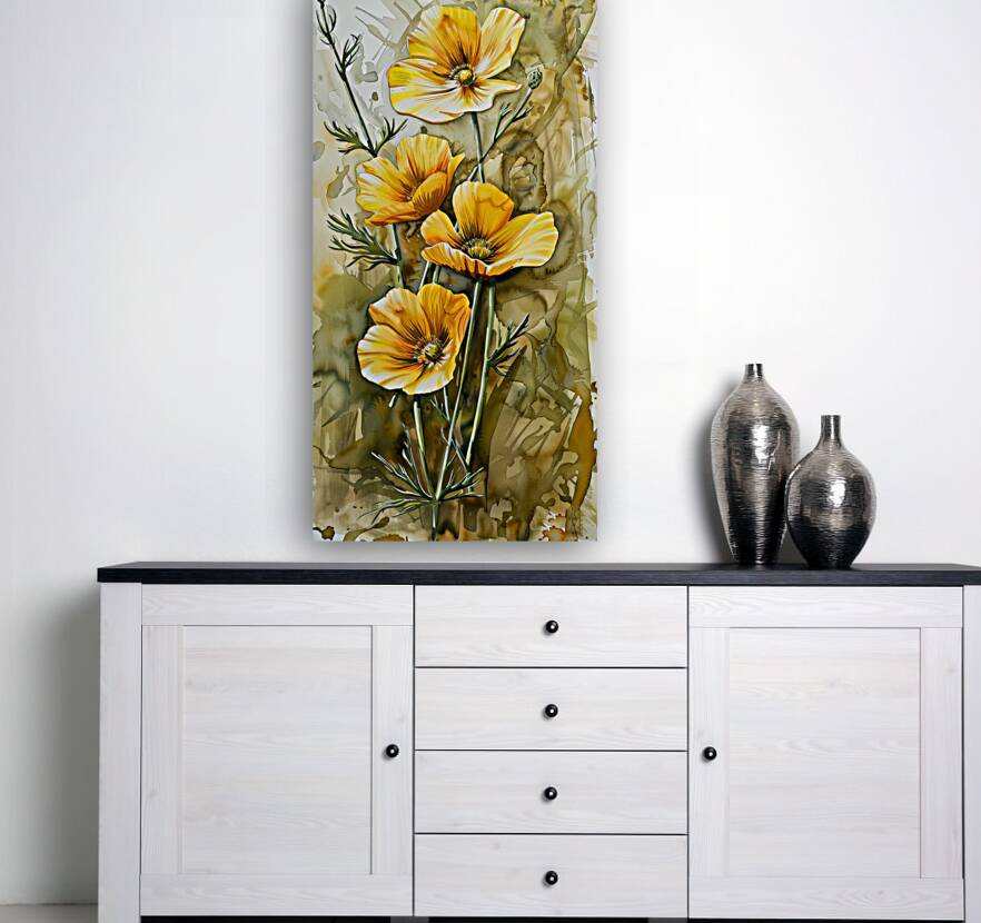 Yellow flowers 2 Reproduction