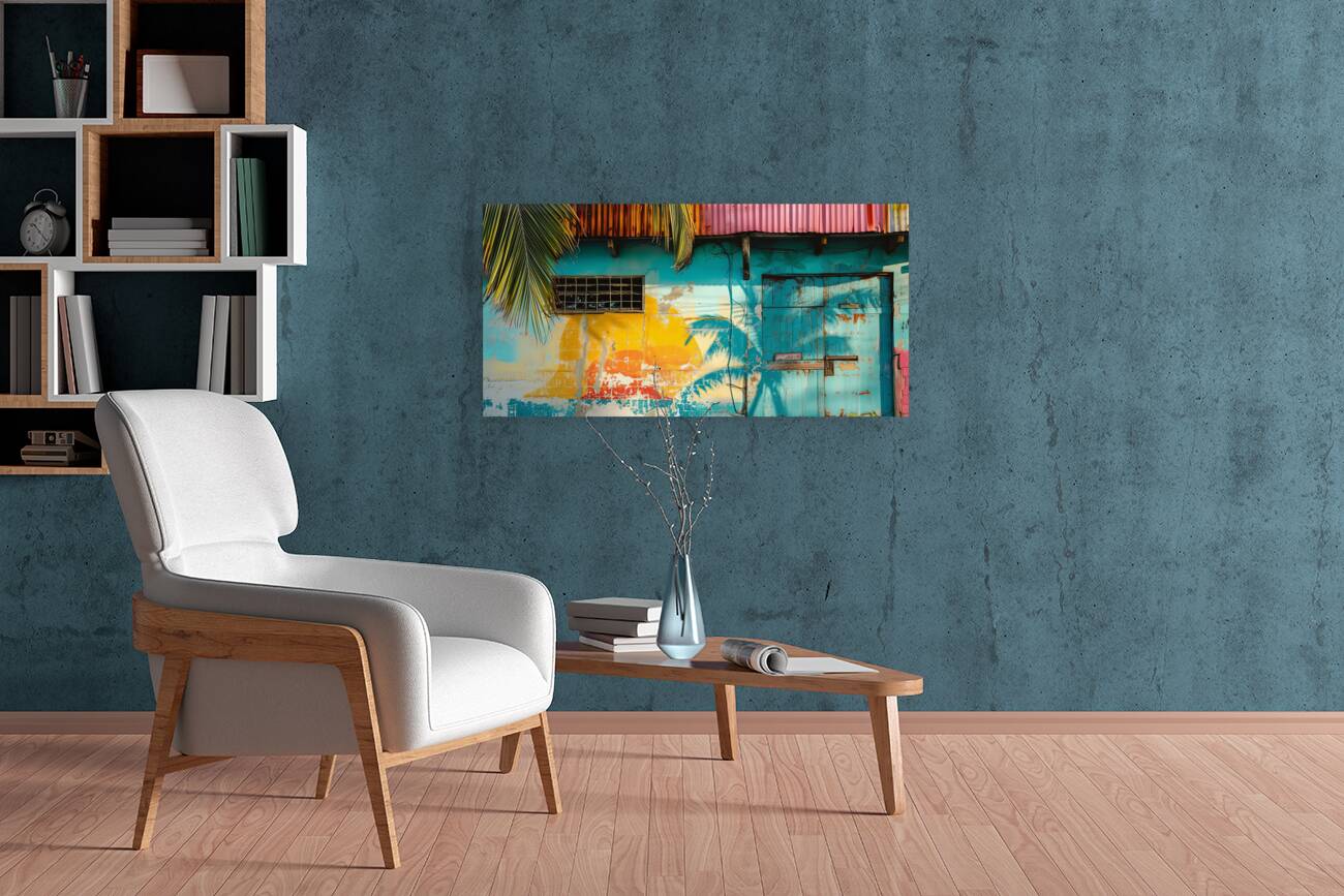 caribbean style art Reproduction