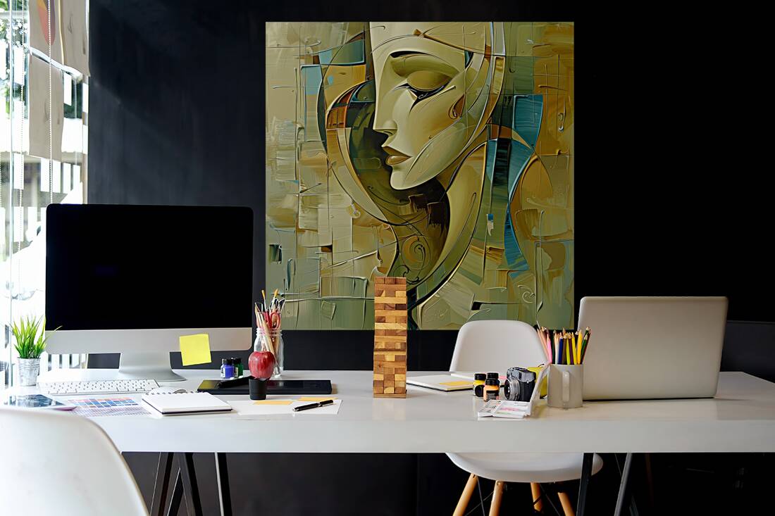 woman on face Reproduction