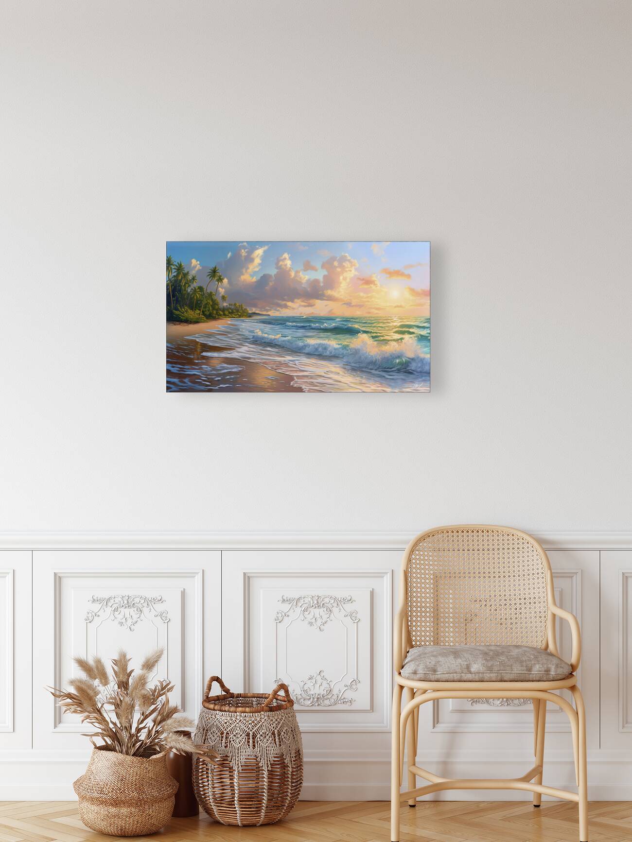 sunset in paradise Reproduction