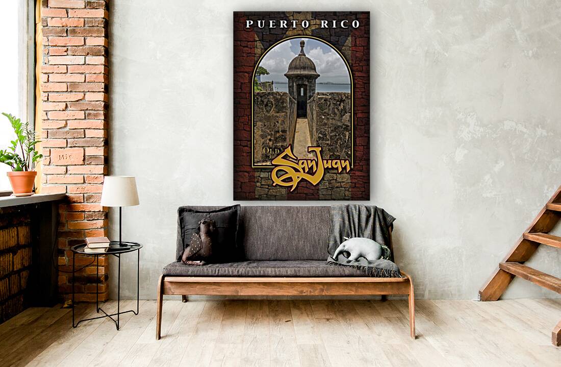 old San Juan  Garita del morro Reproduction