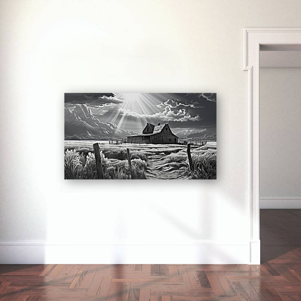 western cabin Reproduction