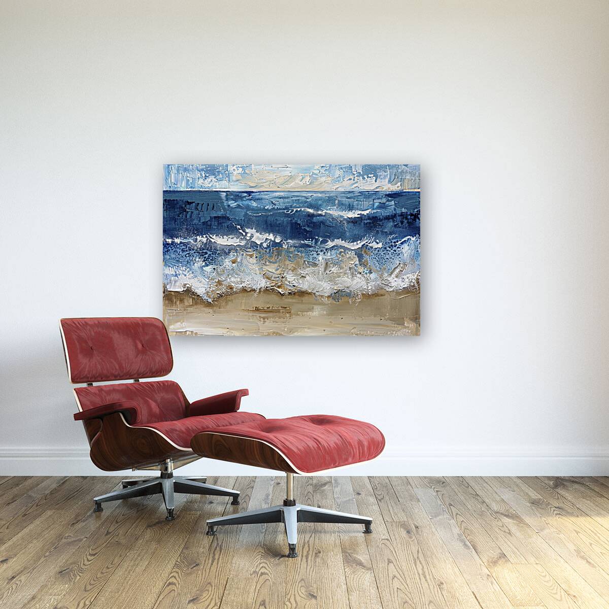 rough ocean art Reproduction