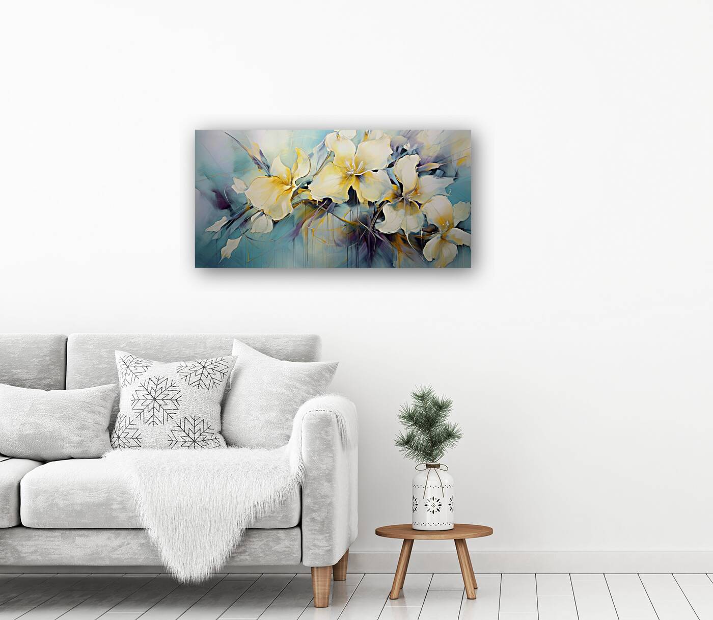 Morning flowers Reproduction