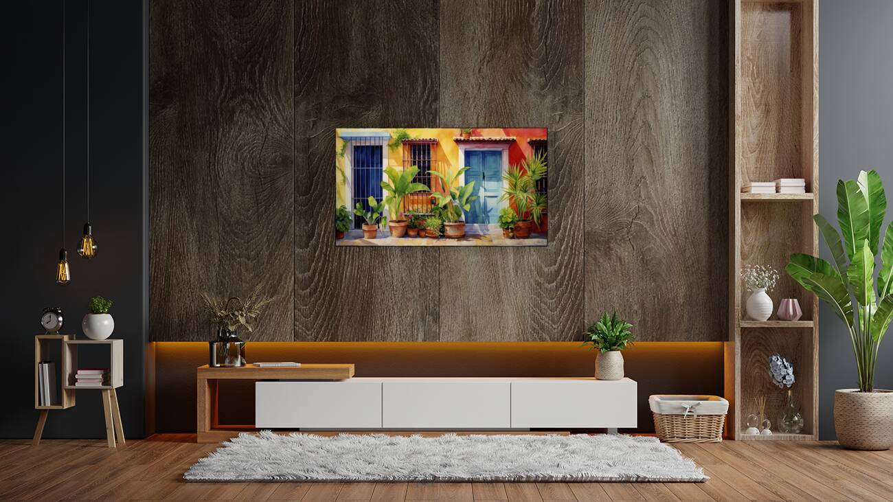 TROPICAL STREET COLOR Reproduction