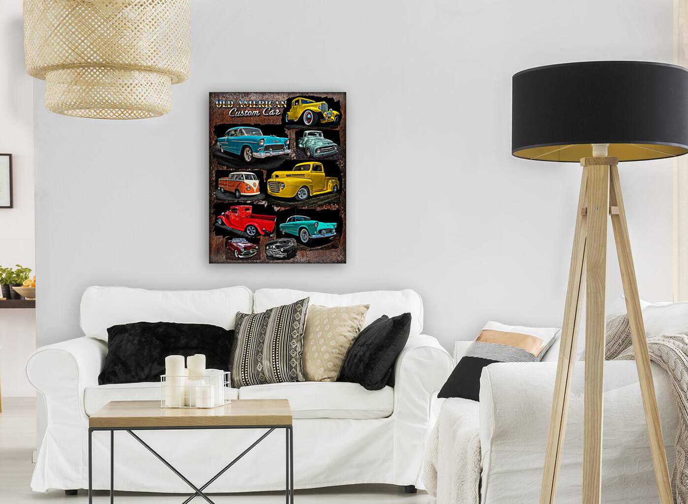 OLD AMERICAN  CUSTOM CAR Reproduction