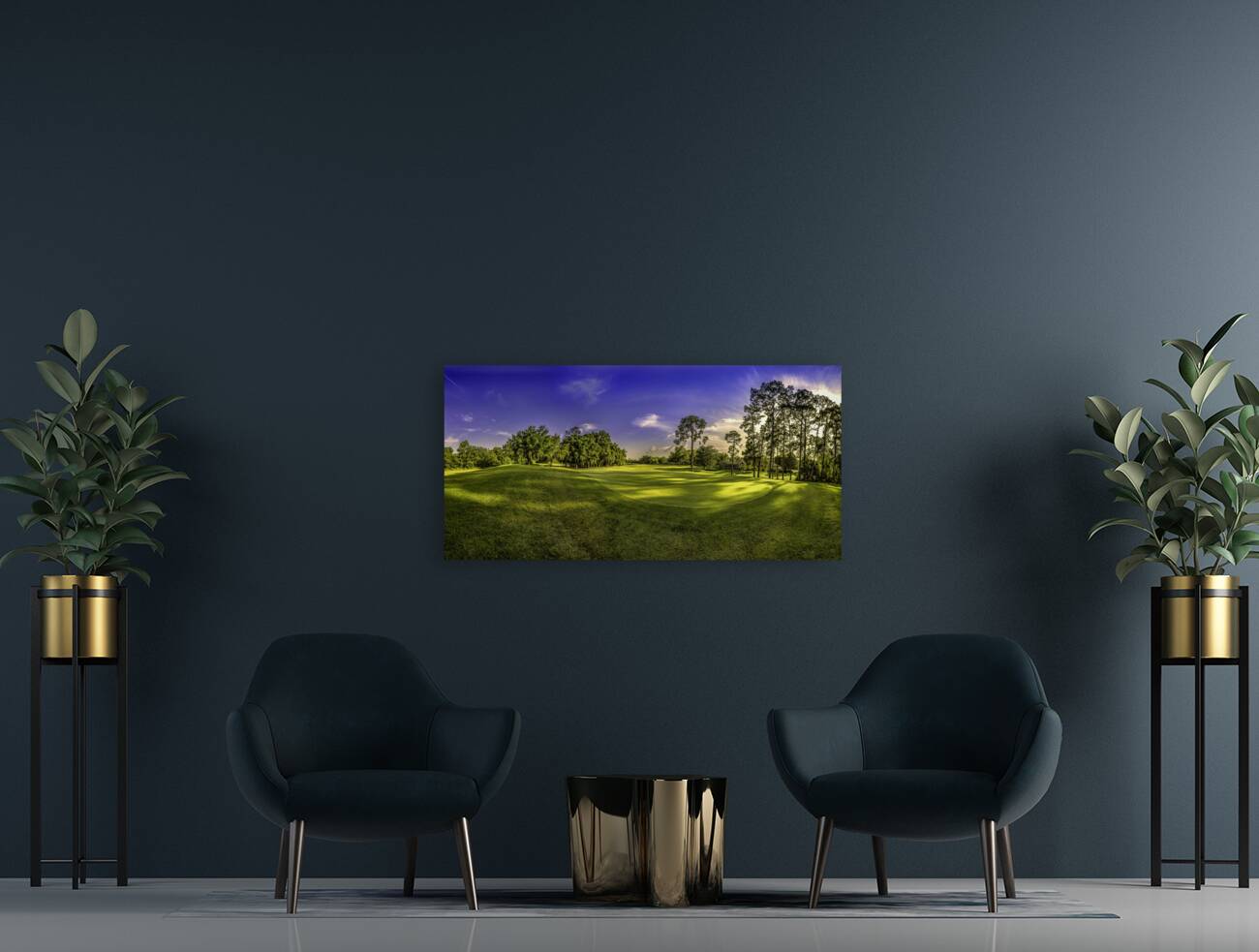 FLORIDA GOLF COURT Reproduction