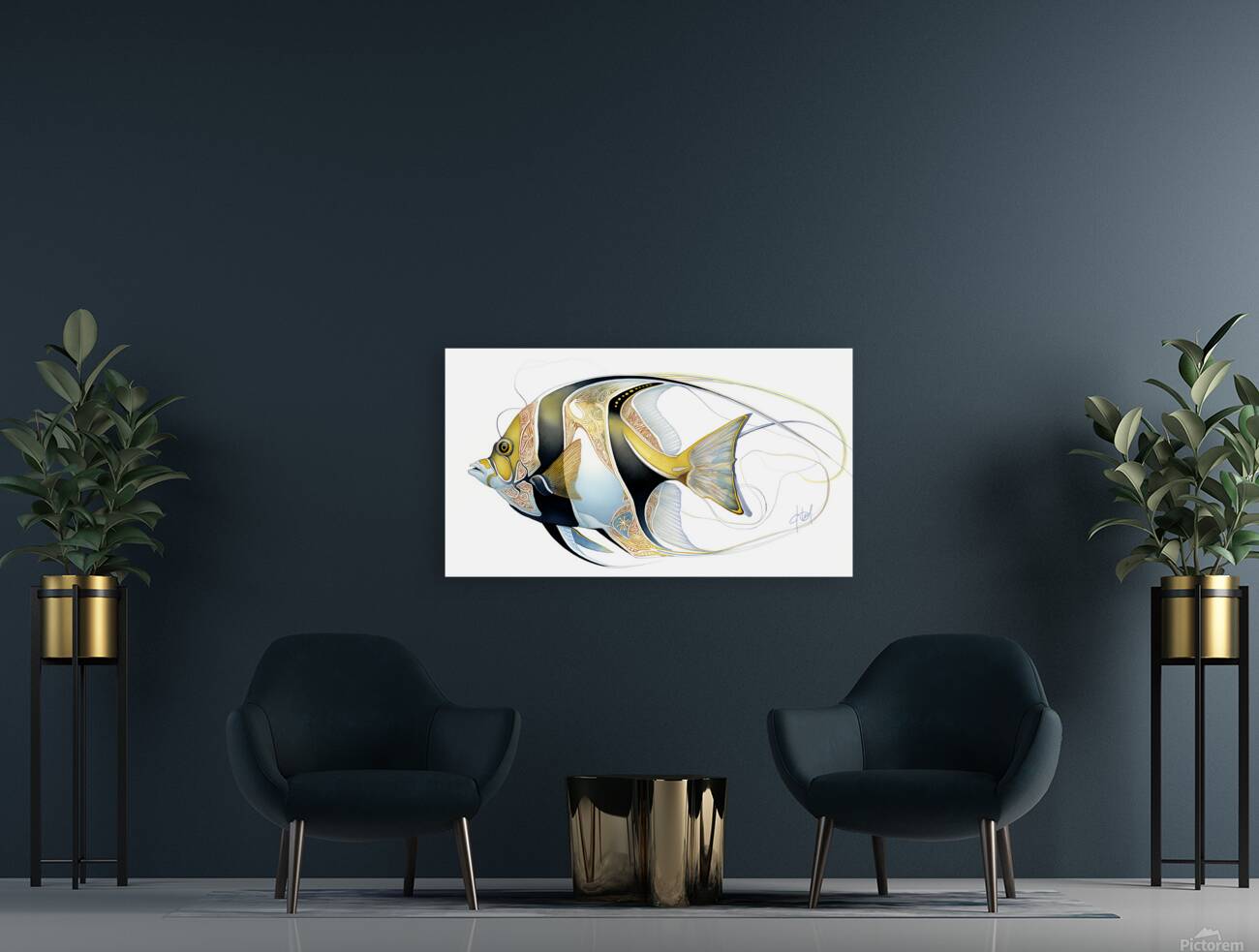 ARTISTIC FISH 11C Reproduction
