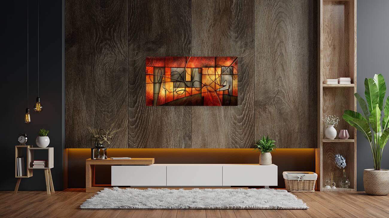 Italian coffee wall Reproduction