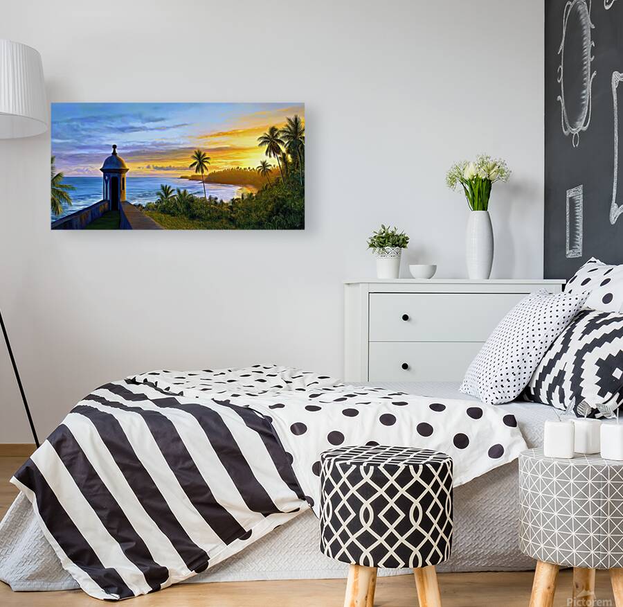 PUERTO RICO ISLAND FLAG By George Bloise Reproduction