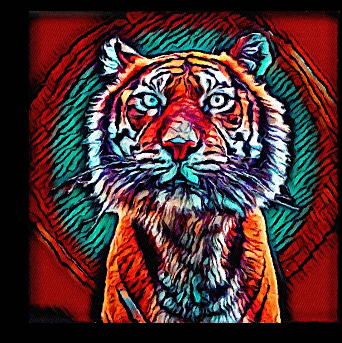 Tiger Color Face Reproduction