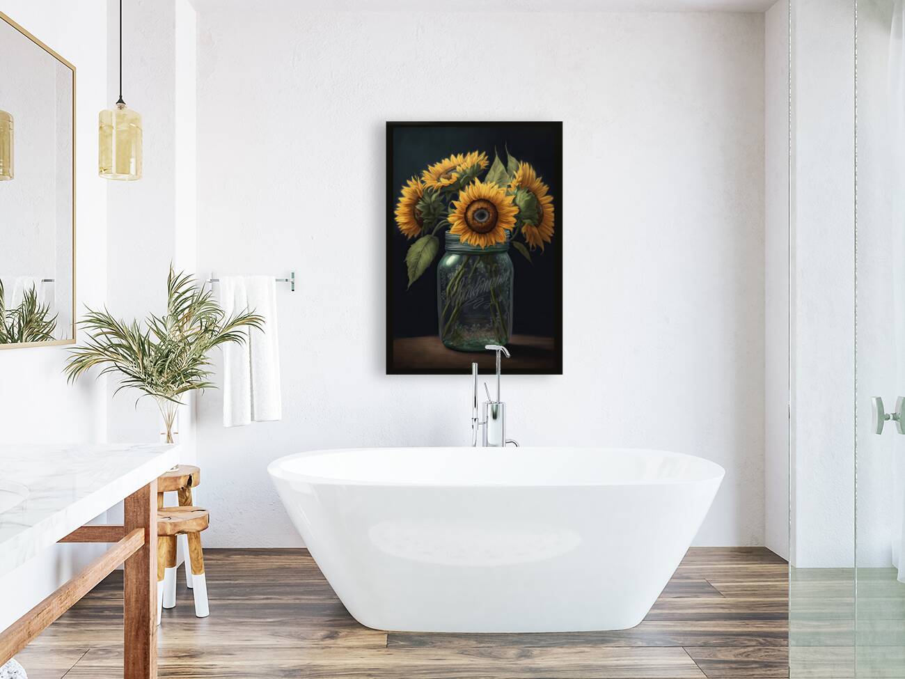 sun sunflowers Reproduction