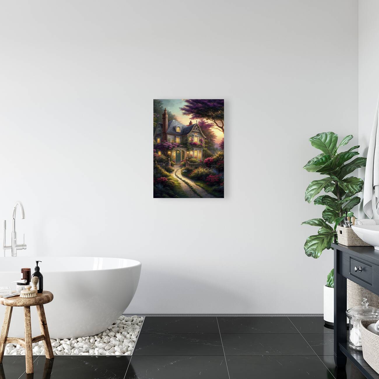 House in the forest Reproduction