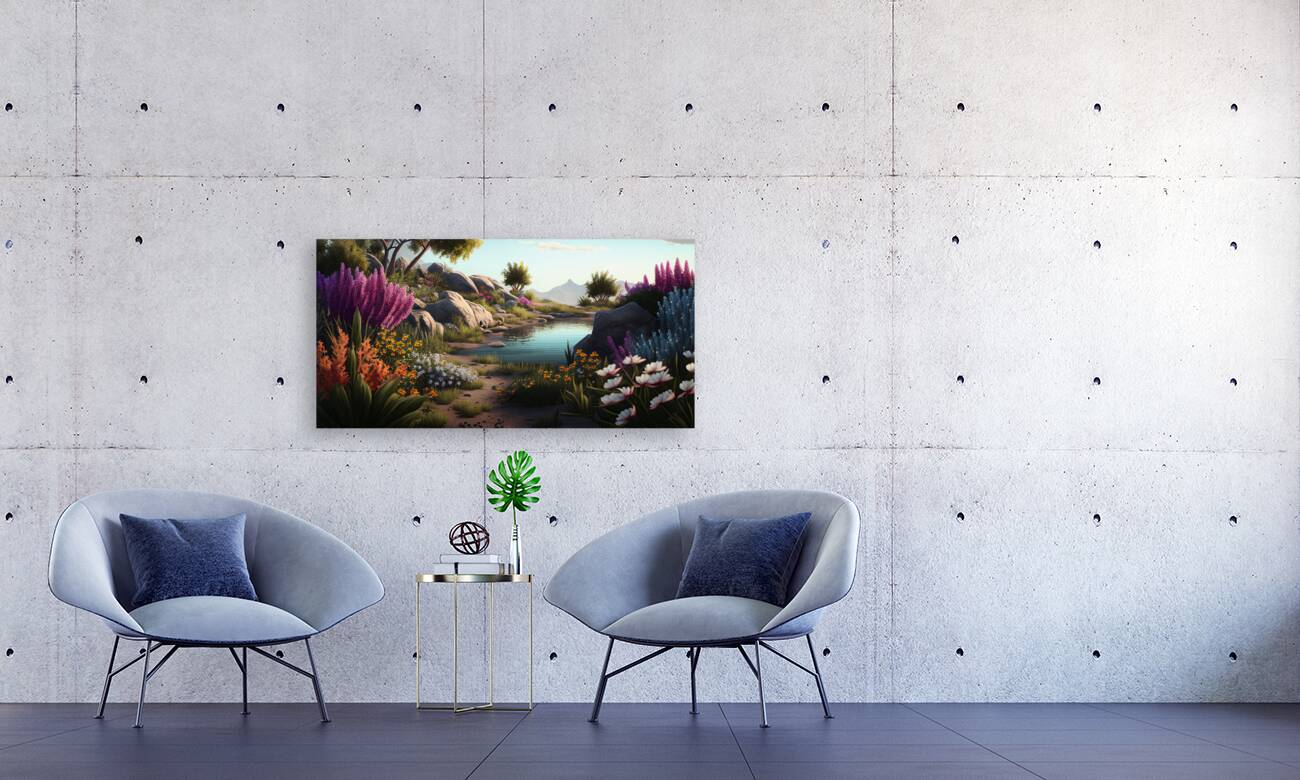 summer landscape Reproduction