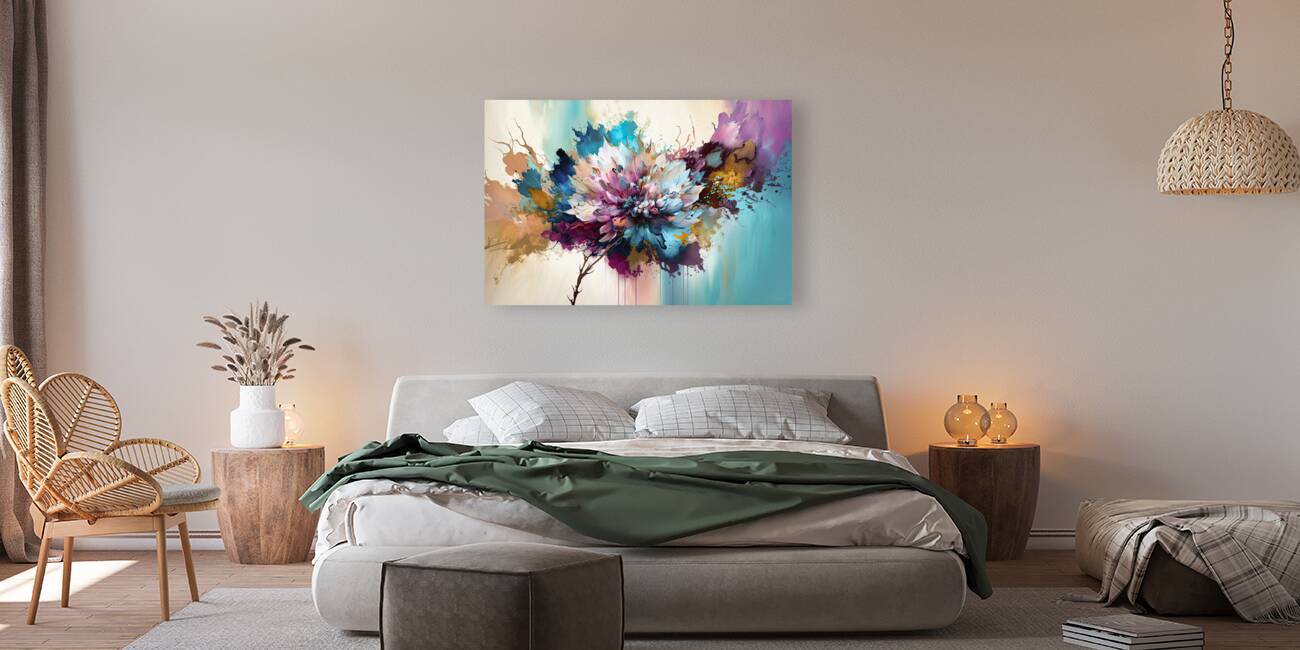 abstract of petals Reproduction