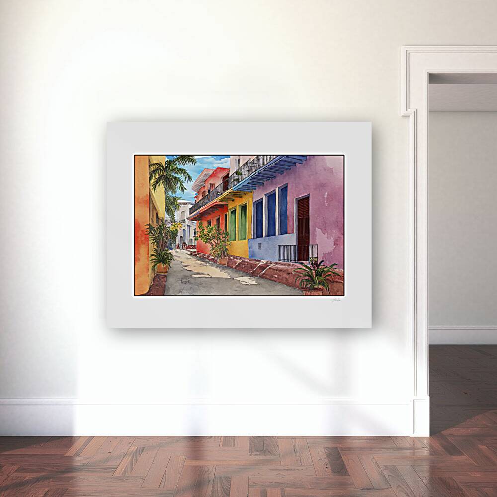 old san juan street Reproduction