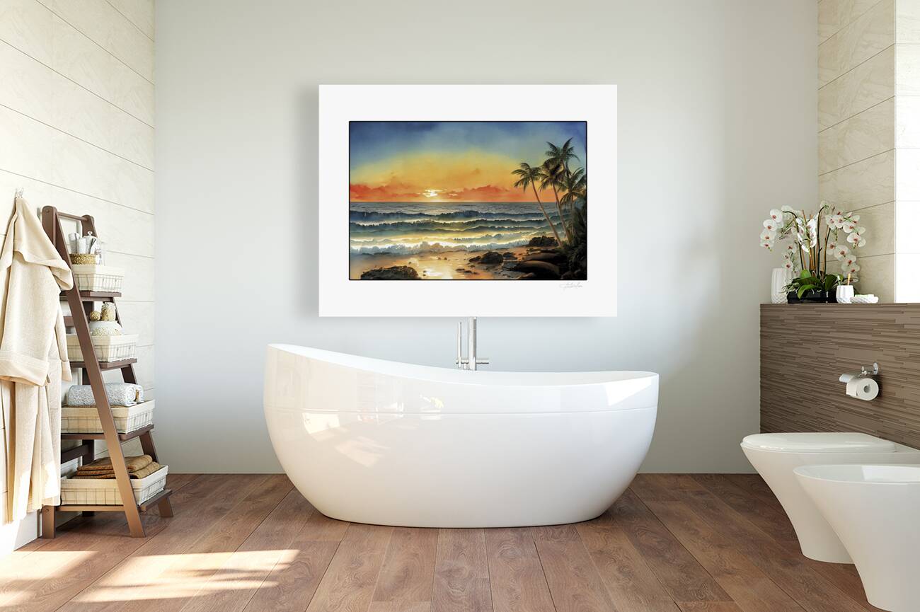 sunrise in the caribbean Reproduction