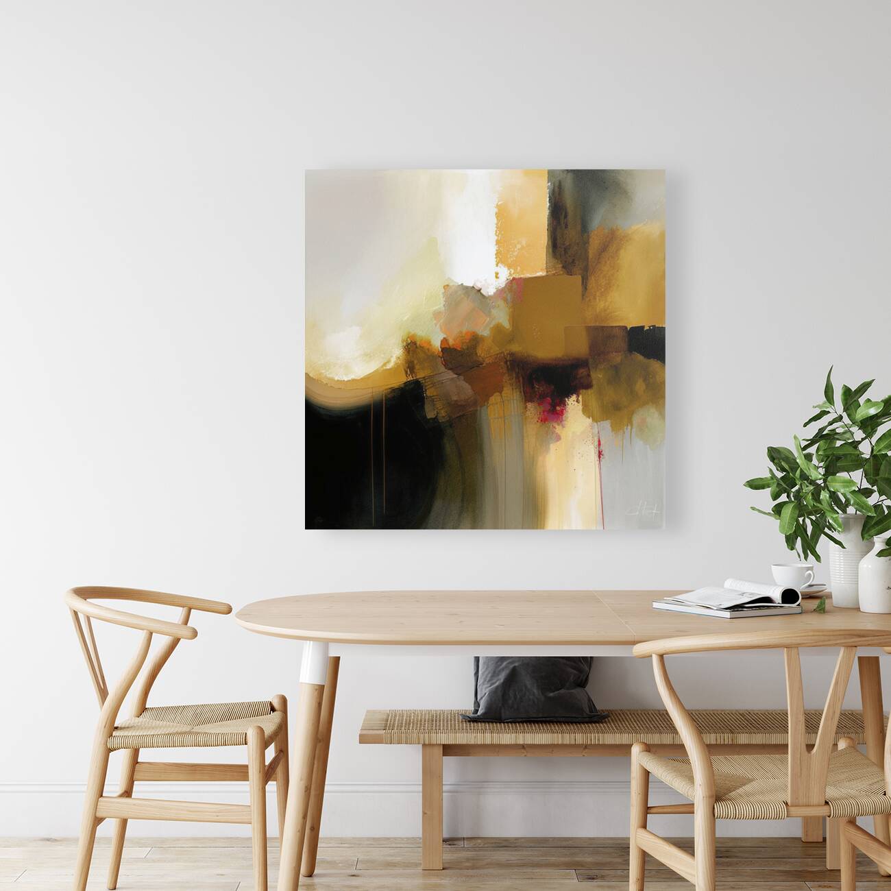 pastel color brush strokes I Reproduction