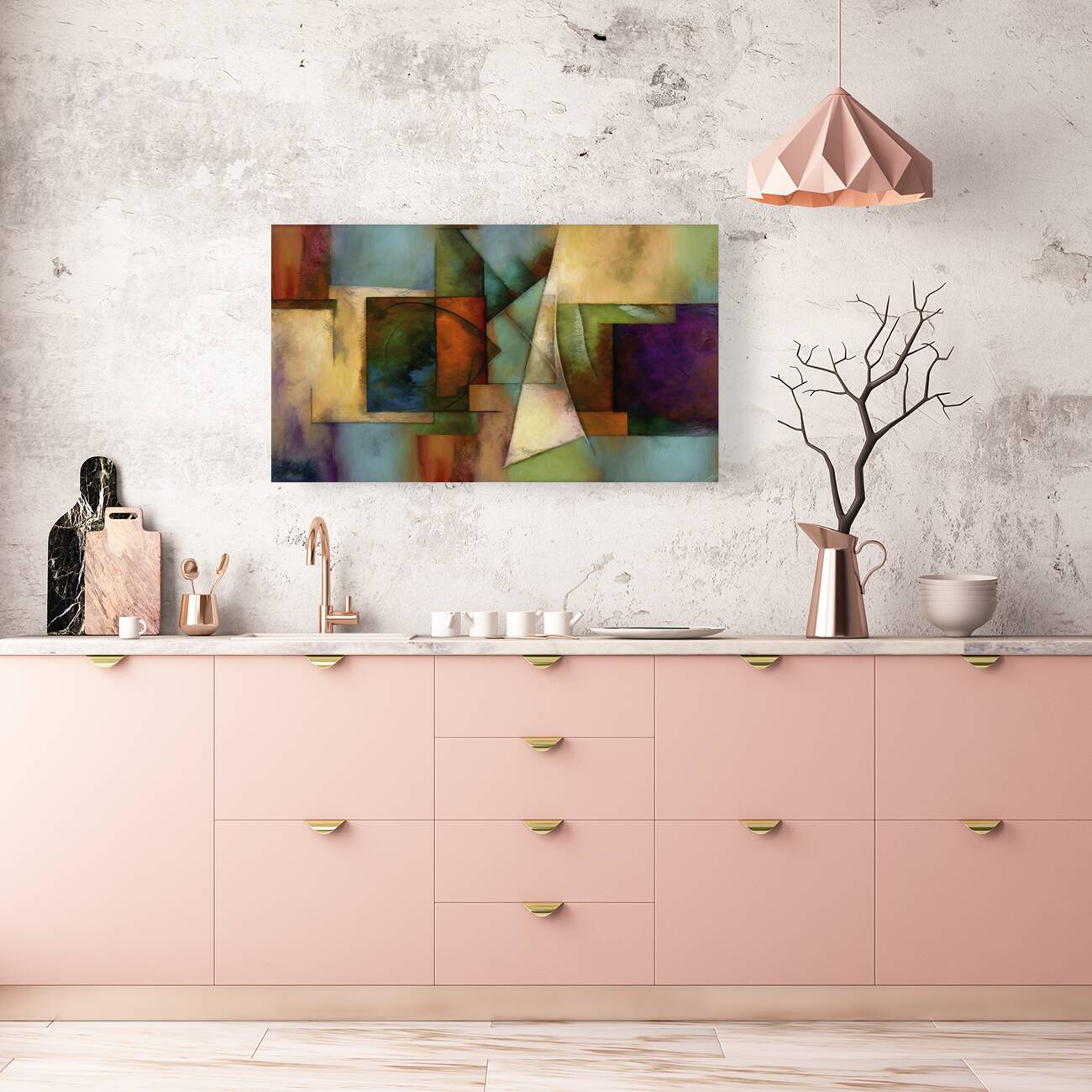 new age abstract Reproduction