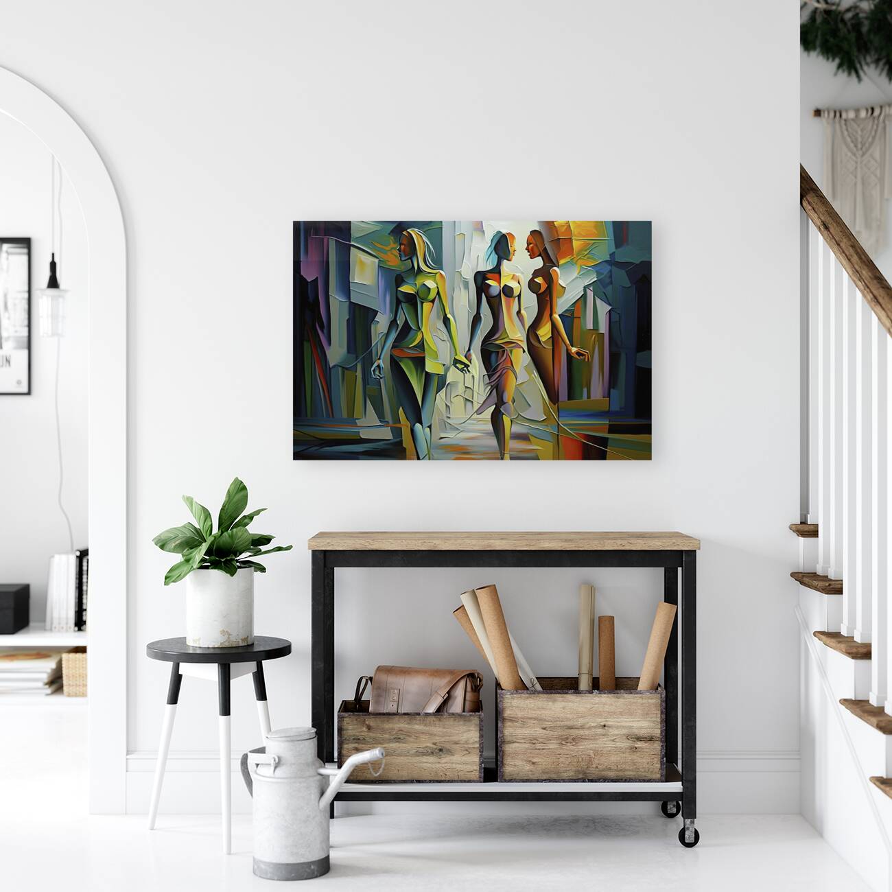 three models walking Reproduction