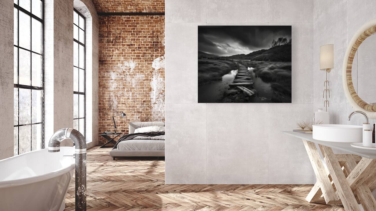 ruined road Reproduction