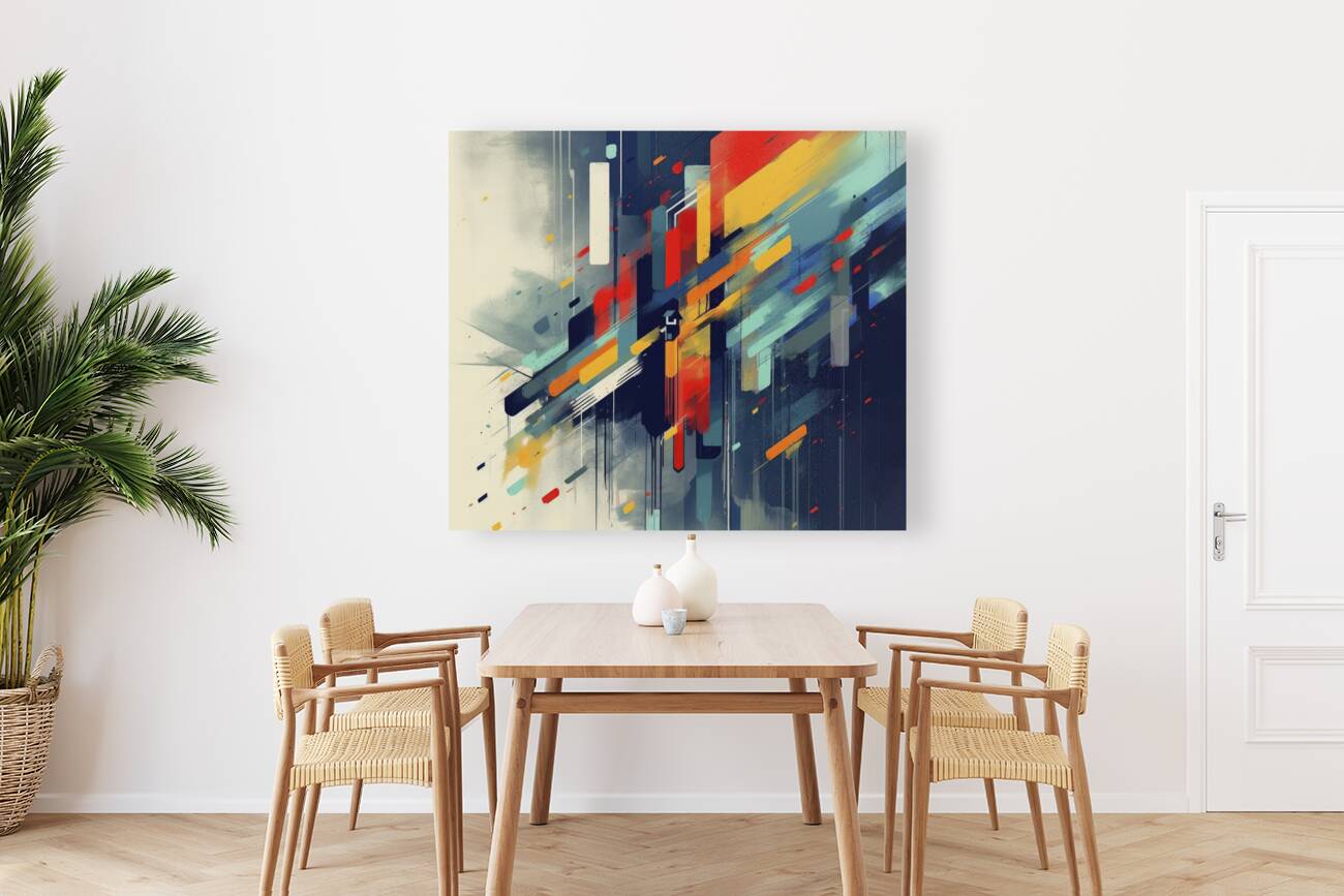 abstract linear colors Reproduction